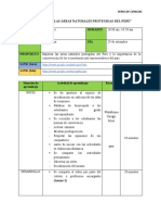 Sesion Areas Protegidas 1 Ero y 2do de Secundaria