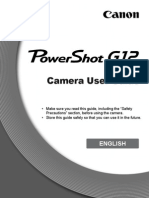 Manual Canon PowerShot G12