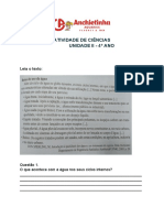 03 - 08 - Atividade de Ciências - 4º Ano