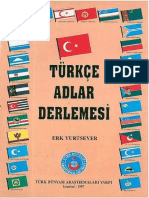 Erk Yurtsever - Türkçe Adlar Derlemesi