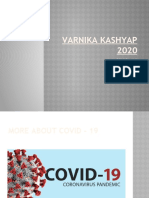 Varnika Kashyap 2020: Covid - 19 Corona Virus