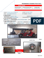 Terminales Portuarios Kalmar 503 Motor QSM 11 Cummins