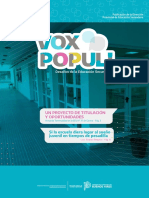 Vox Populi N1 - Abril 2021