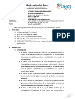 Informe #80 Ejes y Objetivos de La Estrategia de Economía Circular de La Provincia de Lima 2022 - 2030