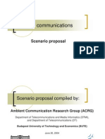 Inter-Car Communications: Scenario Proposal