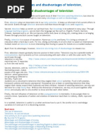 Download Advantages and disadvantages of television by Salanguane Nguyen SN52900989 doc pdf