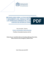 Metodologia Ddhh y Empresa Working Paper Instituto de Estudios Interculturales