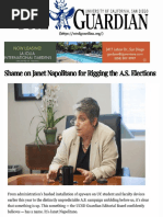 The Guardian - Shame On Janet Napolitano For Rigging The AS Election