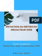 Initiation Au Métier Du Rédacteur Web