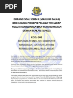 Download Borang Soal Selidik by syukurz SN52901366 doc pdf