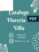 Catálogo Florería de Villa