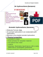 Aromatic Hydrocarbons (Benzene)