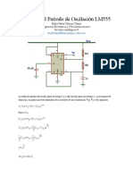 Cálculo Del Periodo de Oscilación LM555