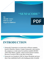 Semacode - Mobile Marketing Solution Using 2D Barcodes