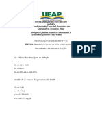 Determinação Do Teor de Ácido Acético No Vinagre