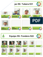 Equipos 5S de Tubería, Fundición y Mantenimiento