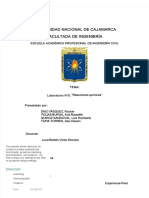 PDF Laboratorio 6 Reacciones Quimicas Grupo n2 DD