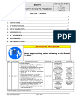 HSE Safety Permit to Work Procedure