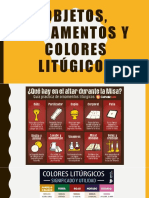 Objetos, Ornamentos y Colores Litúgicos