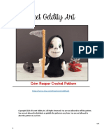Sweet Oddity Art: Grim Reaper Crochet Pattern