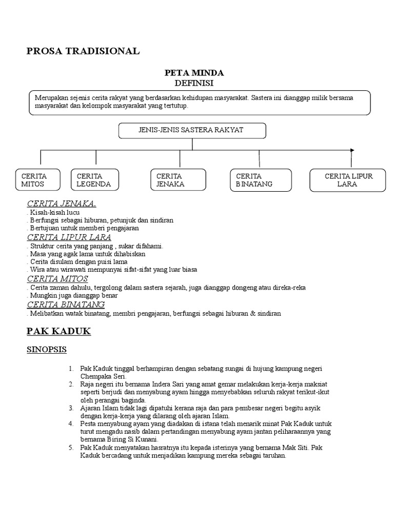 Prosa Tradisional | PDF