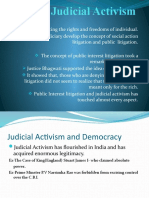 Role of Judicial Activism