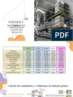 Semana 10 Calculo de Necesidades de Insumos y Materiales