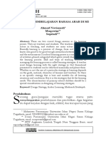 El-Hikmah: Strategi Pembelajaran Bahasa Arab Di Mi Ahmad Noviansah Muqowim Supriadi