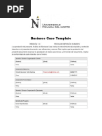 Caso de Negocio - Plantilla