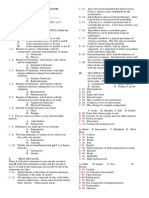 General Inorganic and Organic Chemistry (QUIZ NO. 1)