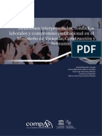 Relaciones Interpersonales, Conflictos Laborales y Compromiso Institucional, - CORREGIDO