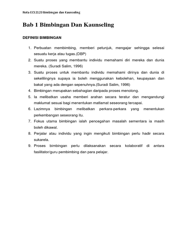 00modul Lengkap Bimbingan Dan Kaunseling 2 Pdf