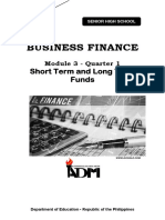 Business Finance Module 3