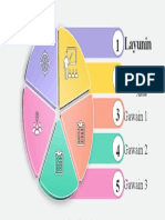 75.PowerPoint Presentation With 5 Step 3D PIE Chart Infographic