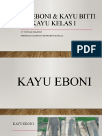 Kayu Eboni & Kayu Bitti