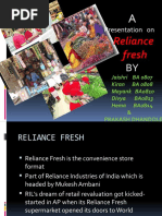 reliance fresh