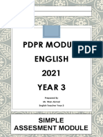 English Module Year 3 (Simple Assesment Listening)