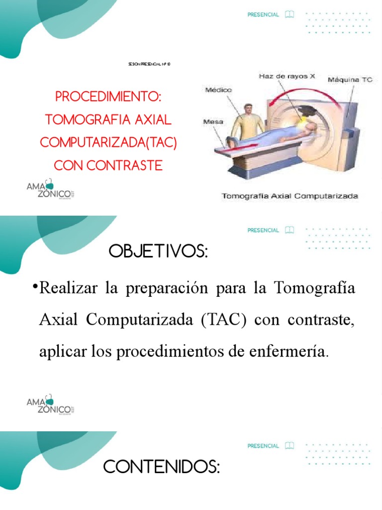 Sesion Presencial 10 - Procedimiento Tac Con Contraste | PDF