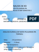 Download ANALISIS SK KD by Fauziah Sang Scientist SN52908236 doc pdf