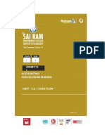 Cash Flow Statement: Dr.K.Baranidharan, SRI SAIRAM INSTITUTE OF TECHNOLOGY, CHENNAI 44