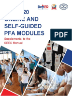 THE 2020 Online and Self-Guided Pfa Modules: Supplemental To The SEES Manual