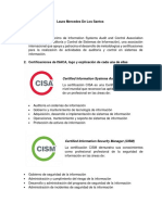 Certificaciones ISACA