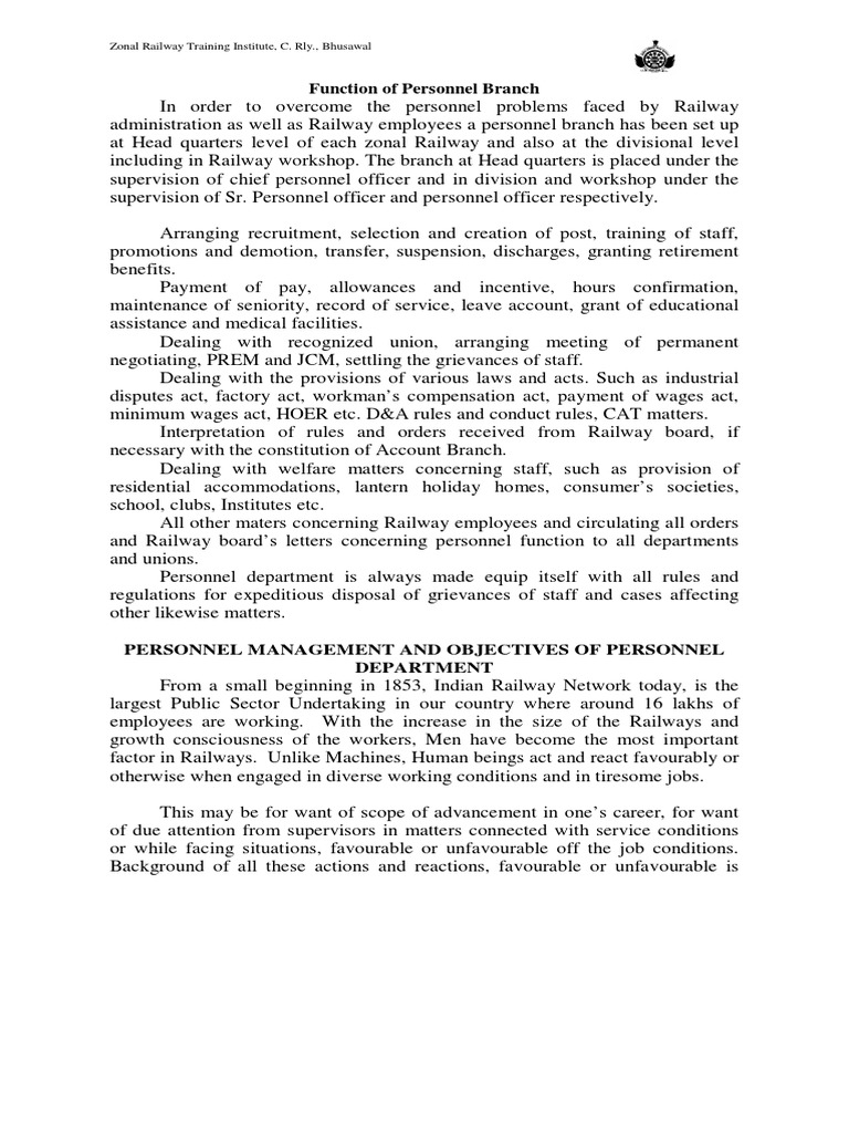 Functions of P Branch MPP | PDF | Human Resources | Employment