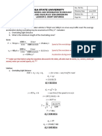 Kalinga State University: Highway and Railway Engineering Lesson 3: Sight Distance