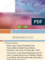 Konsep Dasar Penelitian