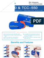 Orientek TCC-550 - TCC-600 Optical Connector Cleaner - Datasheet