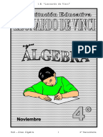 Noviembre- Algebra - 4to