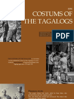 RPH Customs of The Tagalogs