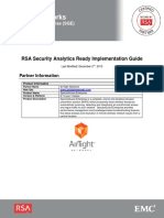 Airtight Networks: Rsa Security Analytics Ready Implementation Guide