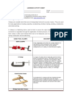 Procedures in Adjusting Accessories Using Clamps.